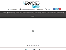 Tablet Screenshot of getbranded360.com